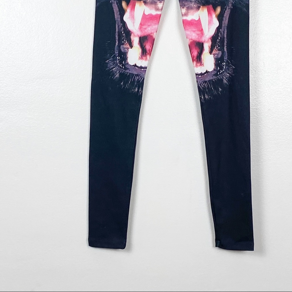 ASOS Petite High Rise Black Legging In Panther 2 - Picture 8 of 8